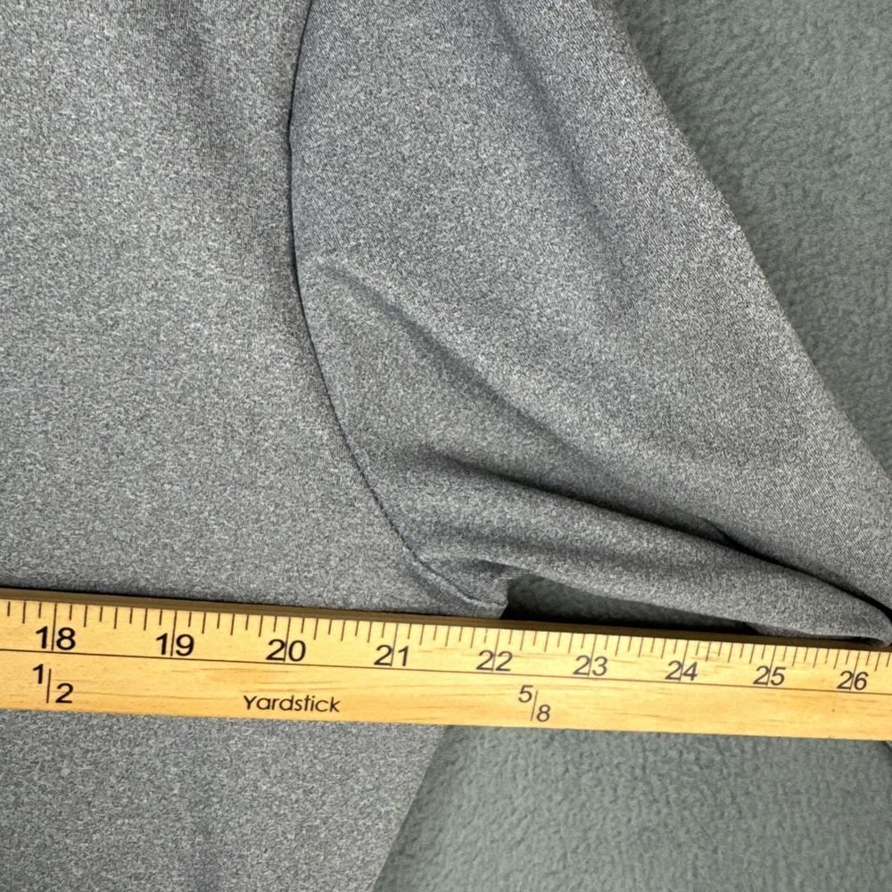 Veil Spark Gray 1/4 Zip Pullover Long Sleeve Athletic Shirt Large 100XL Heart - Picture 7 of 8